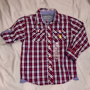 U.S. Polo Assn plaid button-down shirt